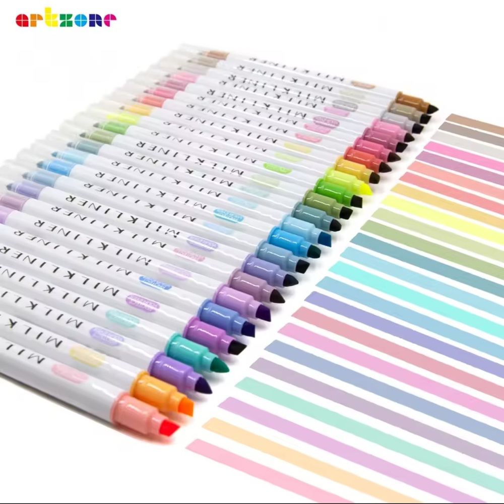 24pcs Bible Pastel Highlighter Markers